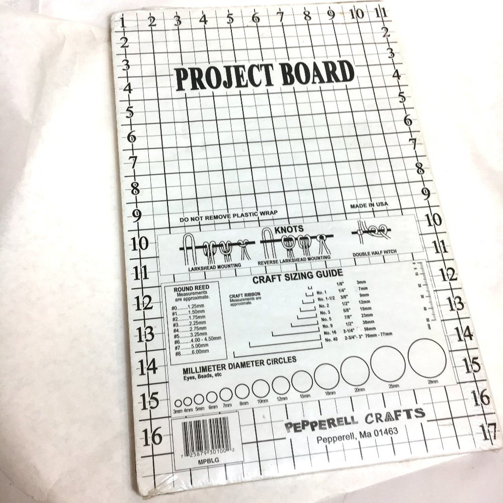Pepperell Macramé Project Board 11” x 17” x 1/2 “ NWT